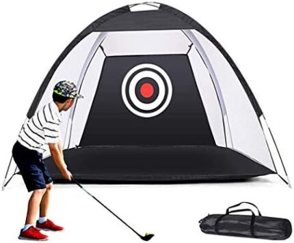 Golf Net Golf Practice Net - Foldable Golf Nets for Backyard Driving, Golf Hitting Chipping Net with Target Carry Bags for Indoor Outdoor, Kids Golf Gifts