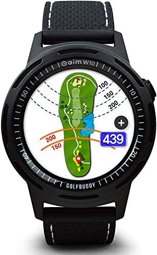 Golf Buddy Aim W10 GPS Watch Aim W10 | Golf Most Advanced Smart GPS Watch | Full colour LCD display | Wireless Course Updates via Bluetooth with The Smartphone App