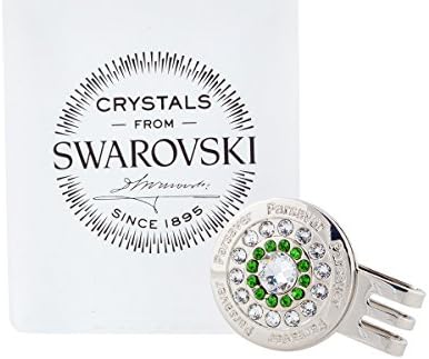 Parsaver Swarovski Crystal Golf Ball Marker - Bullseye Ball Markers - A Wonderful Gift Idea for Men and Women Golfers