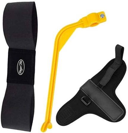 Amy Sport Golf Swing Trainer Arm Band Posture Motion Correction Belt Pack, Professional Training Aid for Men Women Golf Beginner Practice