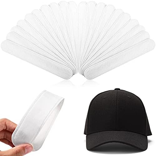 41jfFkydYS._AC_.jpg Gejoy Golf Hat Liner Cap Absorbent Sweat Pad Disposable for Baseball - Image 1