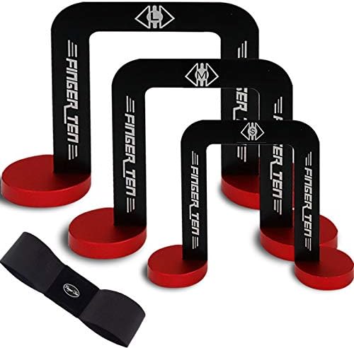 41k5JzPXfAL._AC_.jpg FINGER TEN Golf Putting Gates 3 Gate Sizes S M L(2''/ 2.36''/ 2.76'') with Protective Pouch, Practice Training Aid Arm Band Trainer, Game Gift for Home Outdoor Indoor Use - Image 1