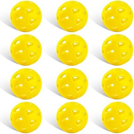 Champkey IMPACTECH Limited Flight Practice Golf Balls 12 Pack | Excellent Durability and Stability Golf Training Balls