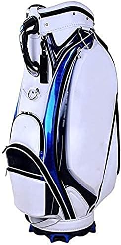 TUHFG Golf Push Cart Golf Bag,Multifunctional Portable Leather Club Bag Unisex Suitable for Golf Course,Large Capacity Organizer Golf Clubs for Women Men