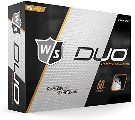 41n2aUvNzOL._AC_.jpg Wilson Staff DUO Golf Ball, Professional, White - Image 1