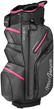 MacGregor Women's MACBAG135 Golf cart Bag, Charcoal/Fuchsia, One Size