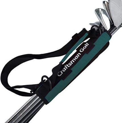 Craftsman Golf Portable Mini Carry Bag Shoulder Sleeve Bag Ideal for Golf Course Available for Custom Version with Your Name Stitched