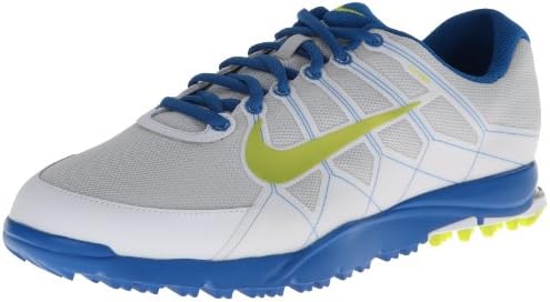 41rc7JYAL._AC_.jpg Nike Golf Men's Nike AIR Range WP II-M, Pure Platinum/Military Blue/White/Venom Green, 8 M US - Image 1