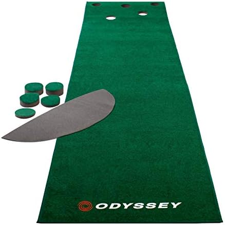 41sAKoSn-uL._AC_.jpg Callaway Odyssey 12 Ft. Indoor Putting Green Golf Mat Golf Putting Training Aid - Image 1