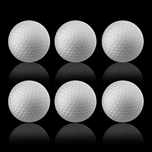 41tvAEmBU3S._AC_.jpg GLEDLOVES 6 pcs Glow Dark Golf Balls Bulk Light Up LED Golf Light Balls Night Sports Glow Dark Golf Balls for Men Multi Colors for Your Choice - Image 1