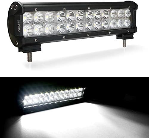 41uzbOZUJaL._AC_.jpg Parleto 12 Inch LED Light Bar 72W 8000LM Spot Flood Beam Combo Off Road Fog Driving Work Lights for Boat Truck SUV Mining Equipment - Image 1