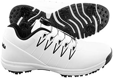 NA Men Golf Shoes Women Professional Spin Buttons Waterproof Spikes Golf Sport Sneakers
