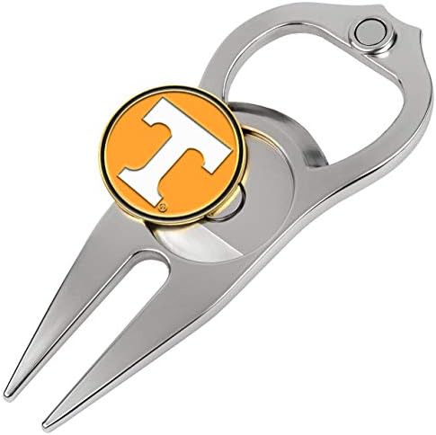 41wPTn6PNkL._AC_.jpg LinksWalker Tennessee Volunteers - Hat Trick Divot Repair Tool with Magnetic Golf Ball Marker - Image 1