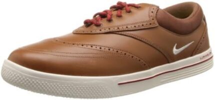 Nike Golf Men's Nike Lunar Swingtip LEA W-M, Brown/Cider/University Red/Sail, 11.5 W US