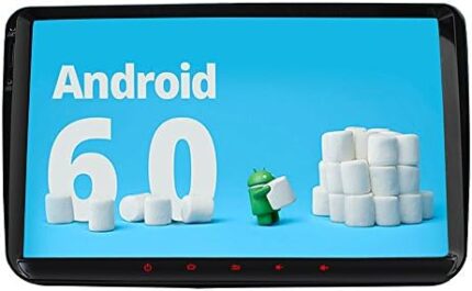 A-SURE 9 inch Android 6.0 HD Full Touchscreen Car GPS Stereo FM Radio for VW Golf Polo Bora Passat Jetta EOS Sharan Tiguan Touran T5 WiFi Mirror Link Bluetooth SWC KF9W7 Two-Year-Warranty