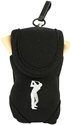 Bnineteenteam Golf Ball Pouch Golf Holder Clip Utility Pouch Portable Sports Golfing Accessories with Tees and Balls Handbag for Golf Lovers