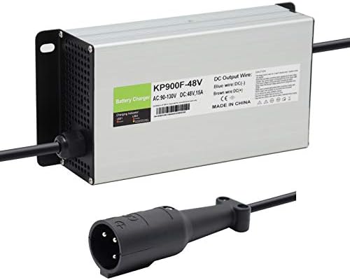 41xroXsgYSL._AC_.jpg Abakoo Battery Charger 48V 15A for Club Car Golf Cart with 3 Pin Round Plug - Image 1