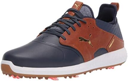 PUMA Men's Ignite Pwradapt Caged Crafted Golf Shoe