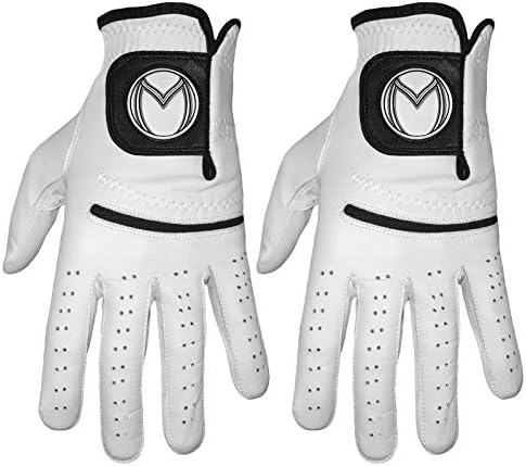 41ycSNK9i-L._AC_.jpg |New & Improved| Medalist Durasoft Premium Cabretta Leather Golf Gloves (Mens 2-Pack) - Image 1