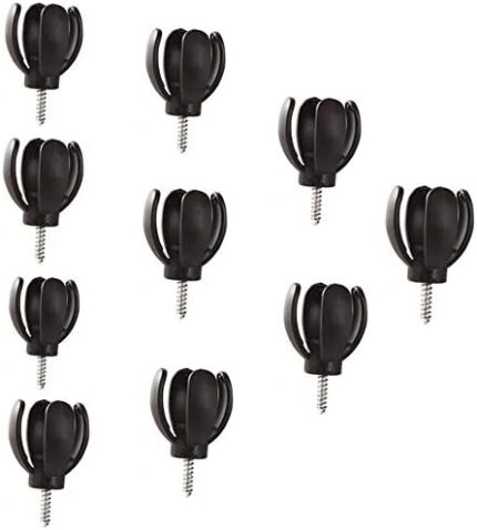 FASTROHY 10 PCS Golf Ball Pick Up Retriever Grabber Claw 4-Prong Sucker Tool