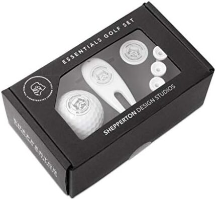 Magnum Brands Group Unisex's STMTRPGG1 Golf Gift Set, White, One Size