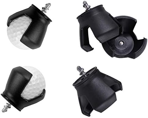 41zrPuH8GL._AC_.jpg Golf Ball Pick Up Tool, 3-Prong Golf Ball Retriever Grabber Pick Up for Putter Grip, Sucker for Golf Screws Tool, Golf Accessories Black for Men Women Golfer (3Pack) - Image 1