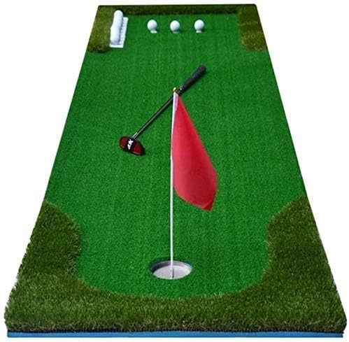 510wMv7kXUL._AC_.jpg ZHJBD Real Golf Experience Golf Putting Mat 50 300cm | Golf Chipping Mat for Indoor Outdoor Professional Golf Puttingmatte Training Aid Equipment with Putter Golf Gifts for Men/Product Code: CC-29 - Image 1