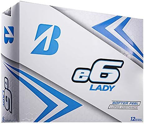 5110HIM71L._AC_.jpg Bridgestone 2019 e6 Lady Golf Balls (One Dozen) - Image 1