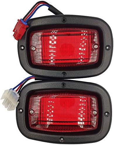 Full-Time Club Car DS LED Taillights1982-Newer Golf Cart LED Tail Light Kit, (2) LED 3 Wire Taillights,1017035