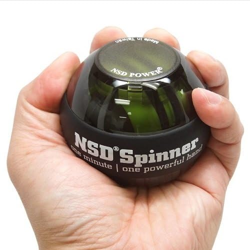 511lbOuOU9L._AC_.jpg NSD Power AutoStart Spinner Gyroscopic Wrist and Forearm Exerciser with Auto Start Feature - Image 1