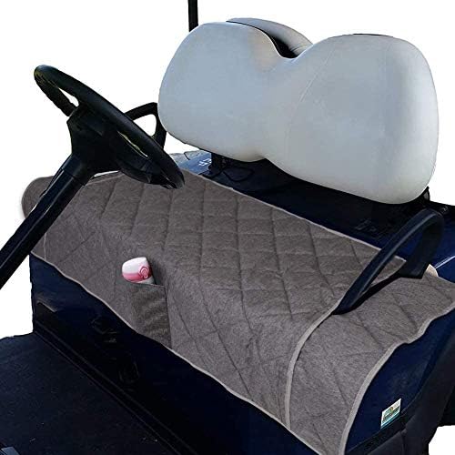 512A3nOXSiL._AC_.jpg TUYUU Golf Cart Seat Covers, Comfortable Golf Cart Seat Blanket,Classic Accessories Golf Cart Seat Blanket/Cover(57 x 28inch) - Image 1