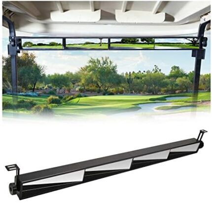 10L0L Universal Golf Cart Mirror for EZGO Club Car Yamaha, Eliminate Blind Spots Rear View Mirror