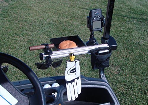 514fQDq6x0L._AC_.jpg Molor Cart Clamp Golf Organizer, Black - Image 1