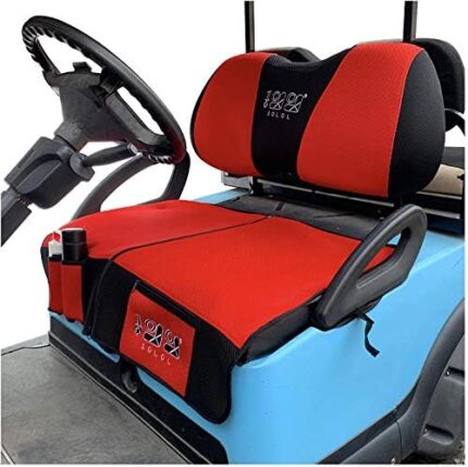10L0L Golf Cart Seat Blanket Covers for Club Car DS Precedent & Yamaha, Double-Sided Design Breathable Air Mesh & Blanket Washable