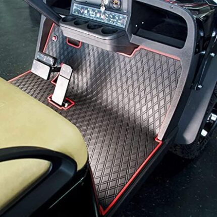Xtreme Mats EZGO TXT/S4 Full Coverage Golf Cart Floor Liner Mat W/Color Options- Only Fits EZGO TXT (1996+), EX1 (2020), Valor, Cushman Workhorse & Express S4 (2012-2020)