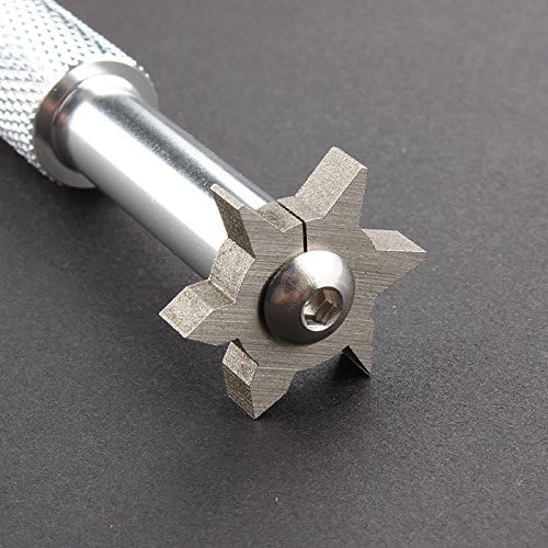 519E6jPFp2L._AC_.jpg Craftsman Golf Easy for USE Groove Sharpener with 6 Heads 3U 3V - Golf Club Groove Sharpener, Re-Grooving Tool and Cleaner - Tool for All Irons - Suitable for U & V-Grooves - Image 1