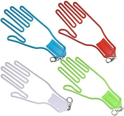 ORNOOU 4 Pack Golf Gloves Stretcher Holder Keeper Hanger Gloves Support Frame Holder Rack Dryer Shaper Tool Accessories