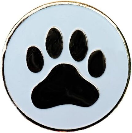 Dog Paw Golf Ball Marker with Matching Hat Clip