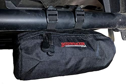 51CE9UxBVFL._AC_.jpg Bushwhacker UTV Small Cylinder Bag for Roll Bar - Dimensions 8.5" x 4" - Side by Side Pack SxS Luggage Storage ATV Accessories Rollbar Cage Overhead Snowmobile Organiser - Image 1