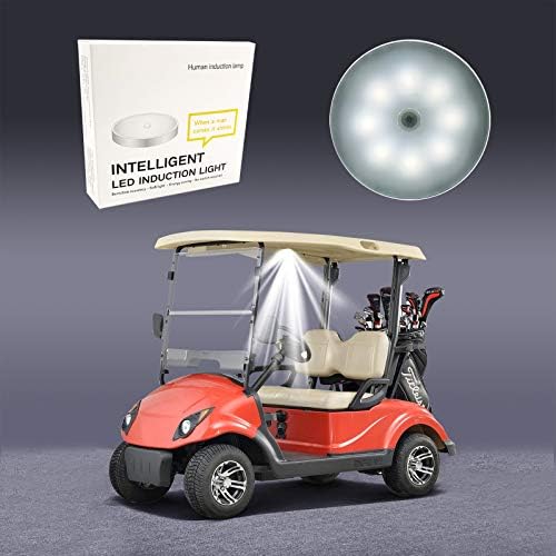 51CRsFl4n8L._AC_.jpg Mamiko Universal Golf Cart Roof Light Compatible with Golf Club Car EZGO Yamaha Interior Overhead Sensor Touch Dome Light Kit - Rechargeable – Wireless - Image 1