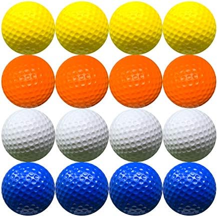 51E1NU8I7FL._AC_.jpg Love&PI Foam Golf Balls for Backyard Indoor Outdoor Training, Limited Flight Soft Golf Practice Balls - Image 1