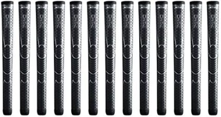 Winn Dri-Tac Oversize (+1/8) Dark Gray 13 Piece Golf Grip Bundle (