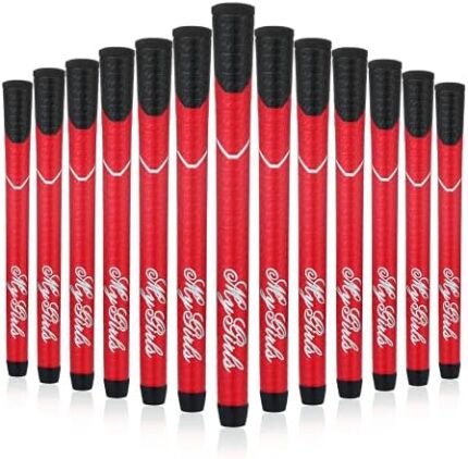 Golf Grips Set of 13, High Traction & Feedback, PU Material Golf Club Grips, Anti-Slip, Light Weight, 13 Grips, 3 Colors Available
