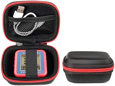 51G9IwWm7vL._AC_.jpg CaseSack Golf GPS Case for Bushnell Phontom Golf GPS, Neo Ghost Golf GPS, Garmin 010-01959-00 Approach G10, & Other Handheld GPS, More Room for Cable and Others (Black with Red Zip Contrasted) - Image 1