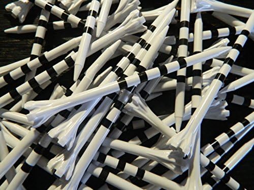 51GXbtId35L._AC_.jpg Champ 100 New 4 Inch Black Striped Golf Tees Flytees - Image 1