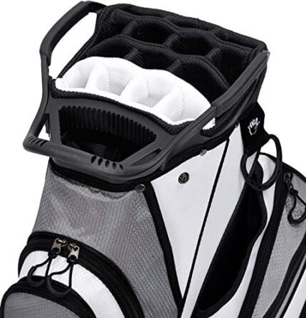 ASK ECHO Premium Golf Cart Bag with 14 Way Full Length Dividers Plus Putter Tube