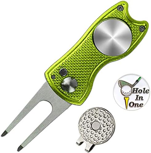 51Il7yTZIbL._AC_.jpg kaveno Golf Divot Tool, Golf Hat Clip, Golf Ball Markers - Image 1