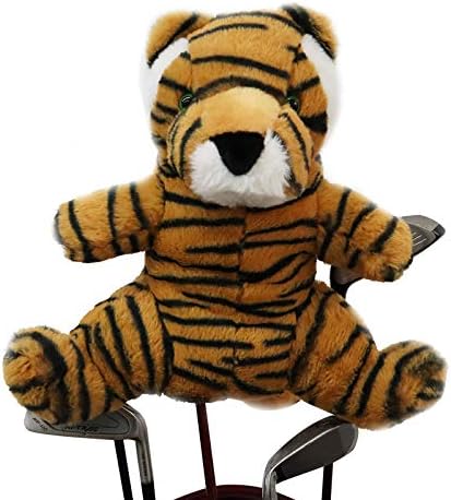 FINGER TEN Golf Head Covers Animals Funny Drives Fairway Hybrids Protects Clubs Cute Shape Headcovers Tiger Bear Dog Gift for Men Women Kids