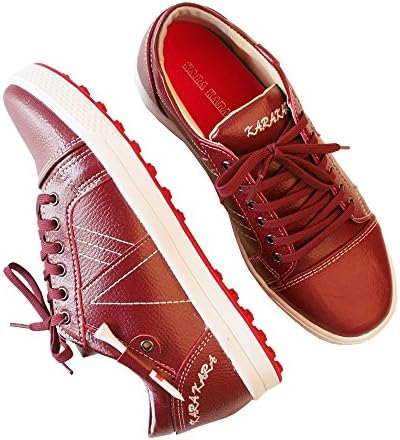 KARAKARA Spike-Less Golf Shoes, KR-401 Two Colors (Ivory & Burgundy) 225-280 mm for Man & Women