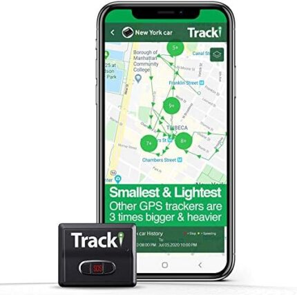 Tracki 2021 Model Mini Real time GPS Tracker. Full USA & Worldwide Coverage. for Vehicles, Car, Kids, Elderly, Child, Dogs & Motorcycles. Magnetic Small Portable Tracking Device. Monthly fee Required